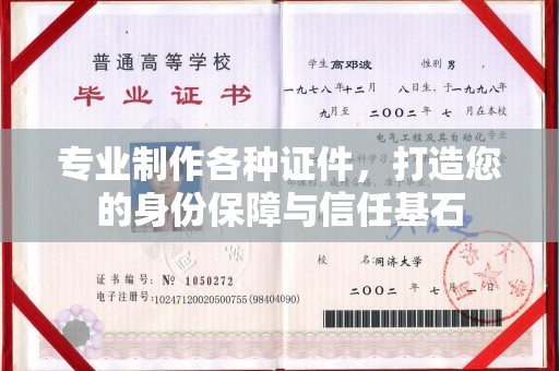 凉城专业制作各种证件，打造您的身份保障与信任基石