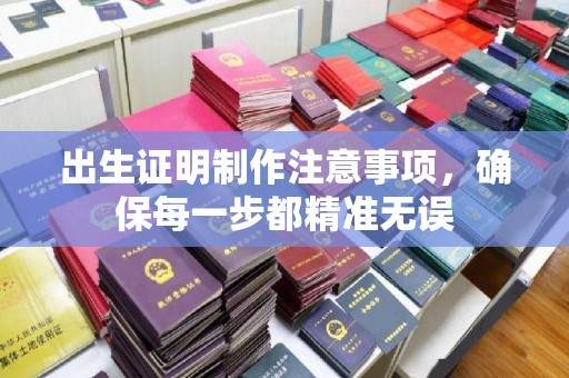 凉城出生证明制作注意事项，确保每一步都精准无误