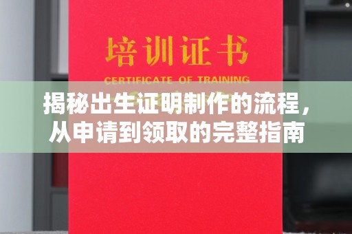 凉城揭秘出生证明制作的流程，从申请到领取的完整指南