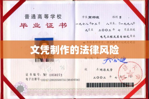 凉城文凭制作的法律风险